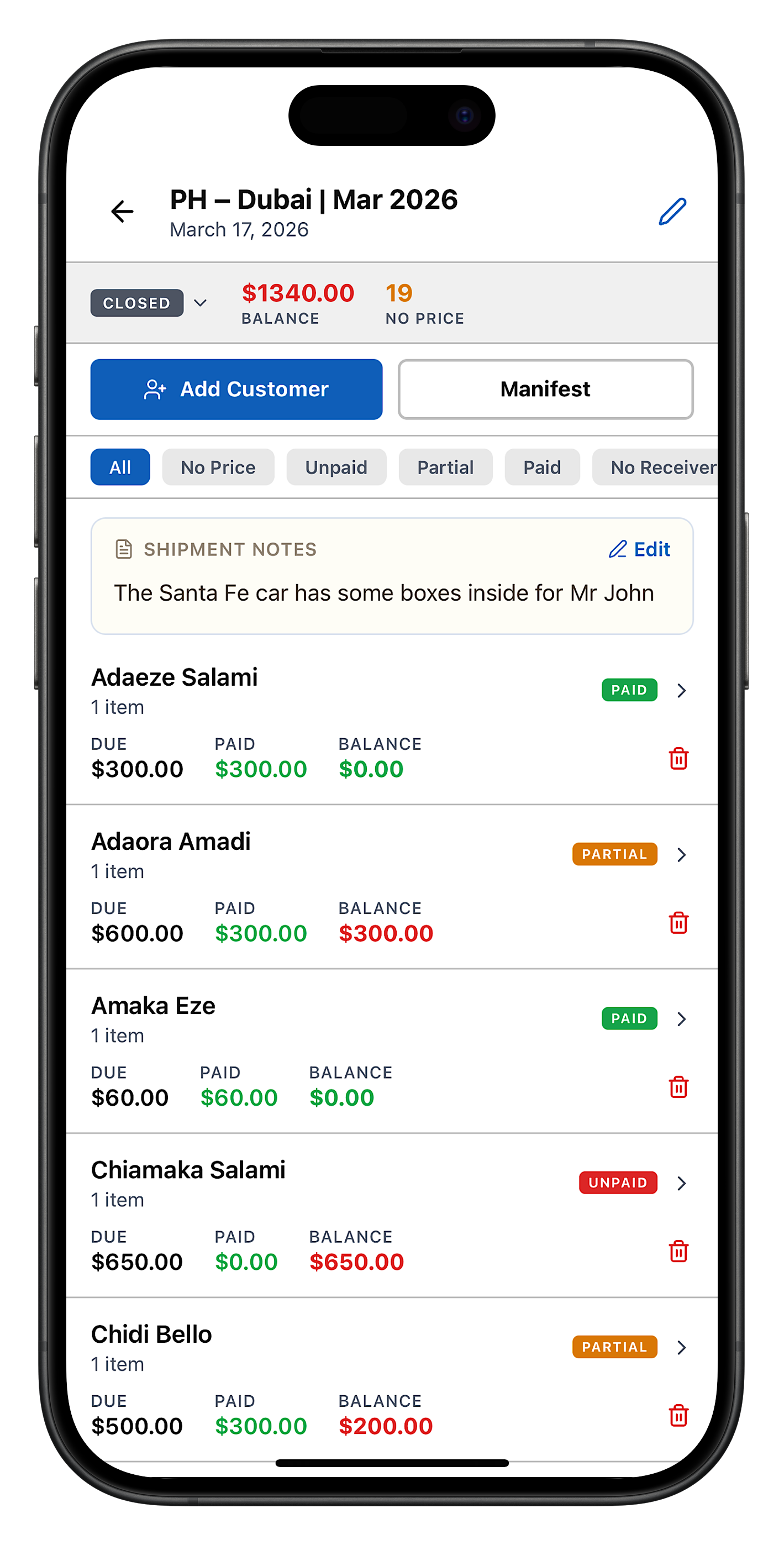 CargoLogbook - Cargo Management for Community Shippers